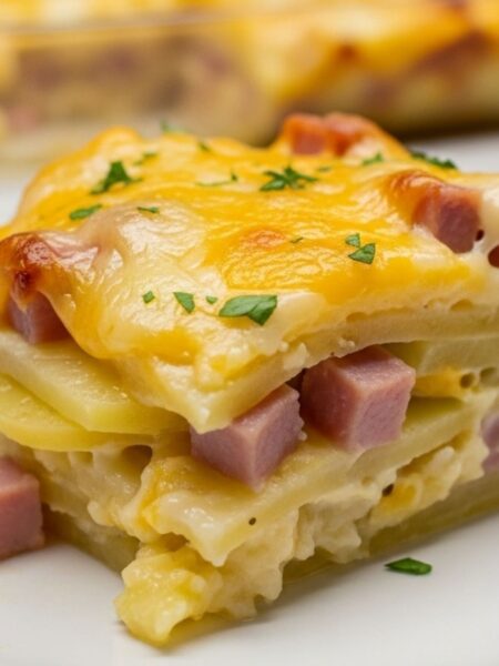Leftover Au Gratin Potatoes and Ham Recipe
