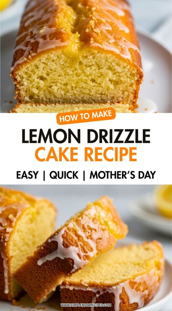 Lemon Drizzle Cake Recipe