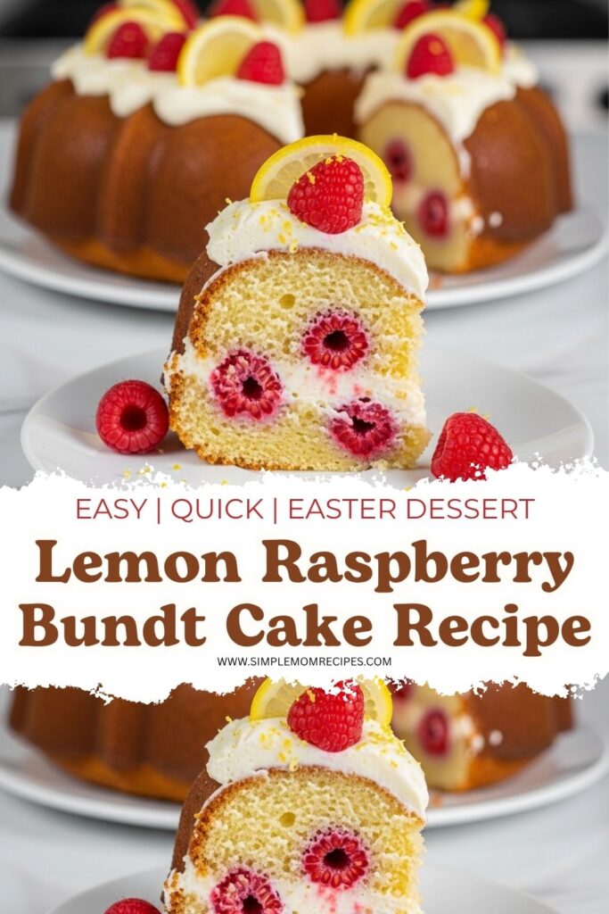Lemon Raspberry Bundt Cake Recipe