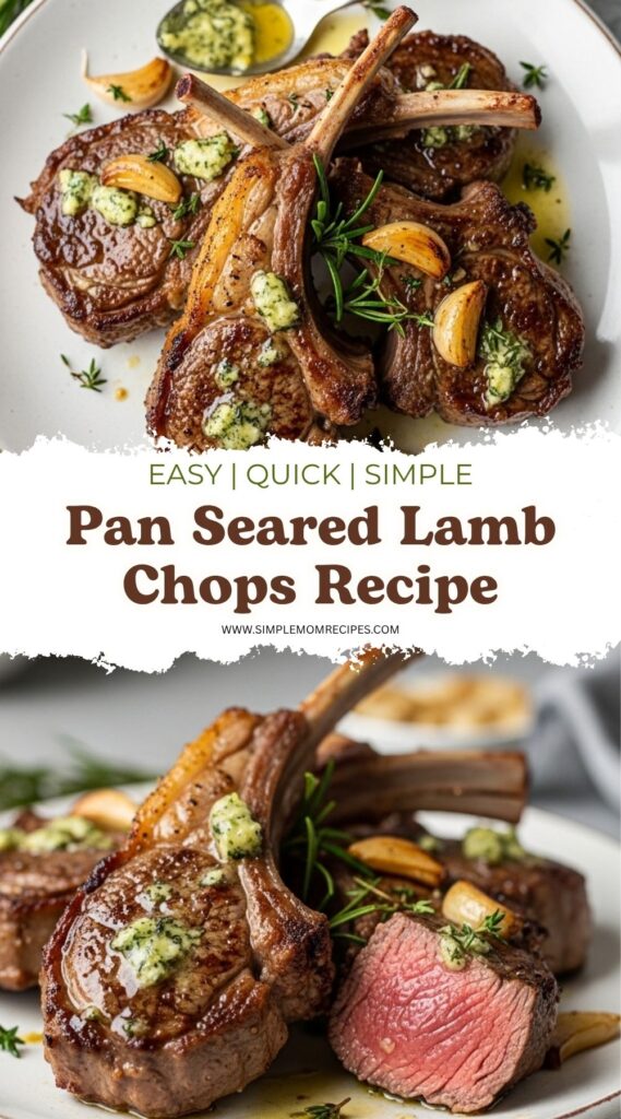 Pan Seared Lamb Chops Recipe