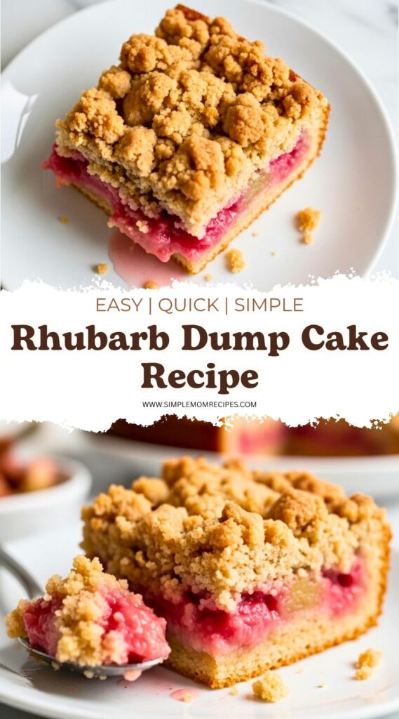 Rhubarb Dump Cake Recipe