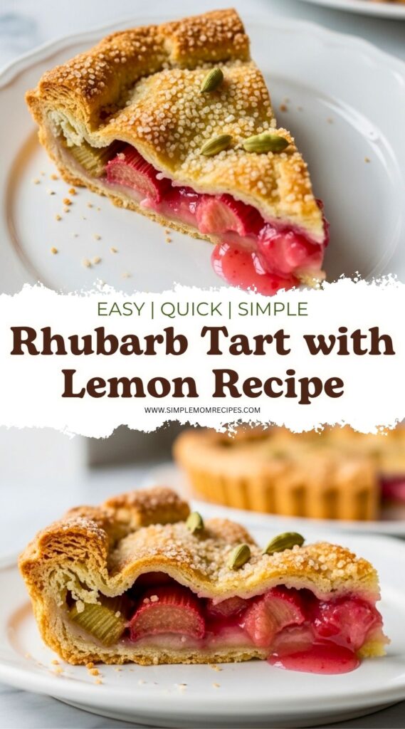 Rhubarb Tart with Lemon Recipe (1)