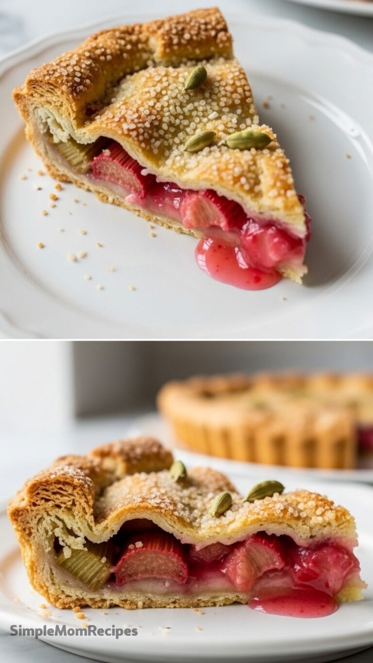 Rhubarb Tart with Lemon Recipe