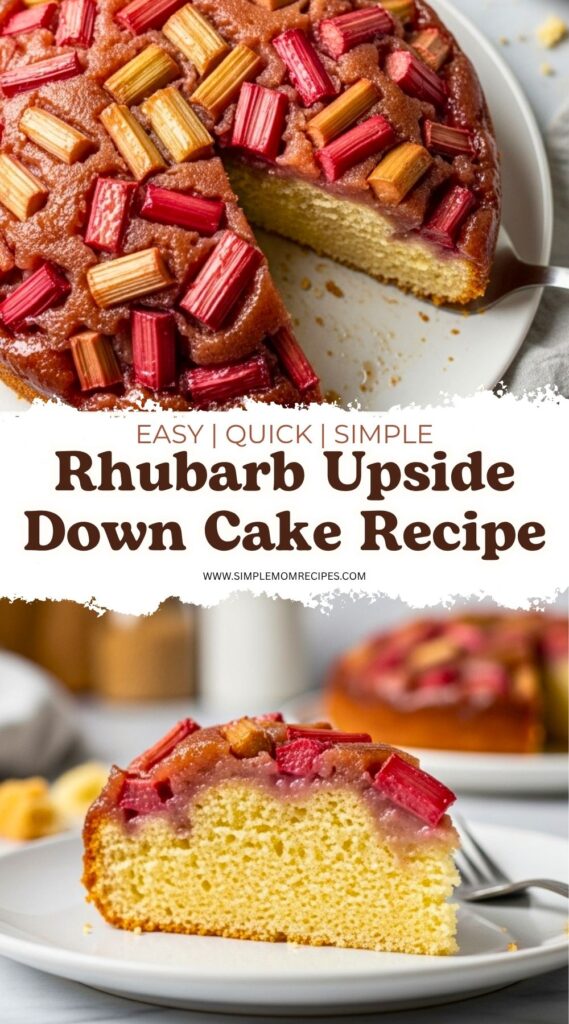 Rhubarb Upside Down Cake Recipe