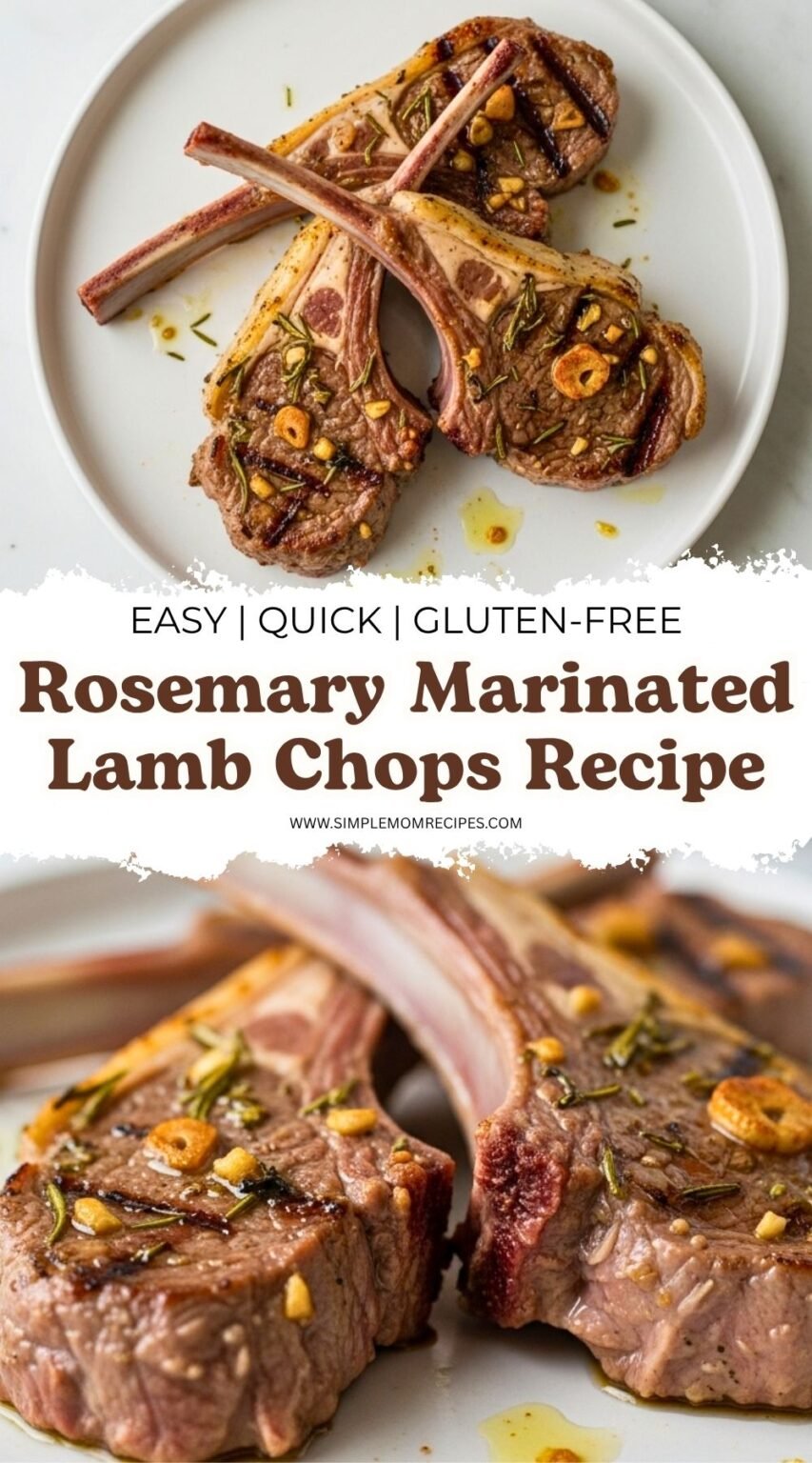 Garlic & Rosemary Marinated Lamb Chops Recipe – Simple Mom Recipes
