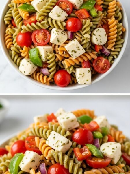 Tri-Color Pasta Salad Recipe
