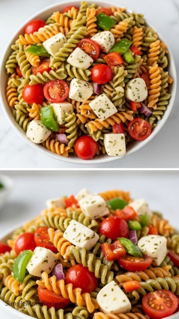 Tri-Color Pasta Salad Recipe