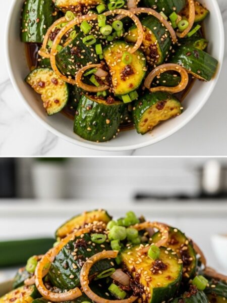 Spicy Asian Cucumber Salad Recipe