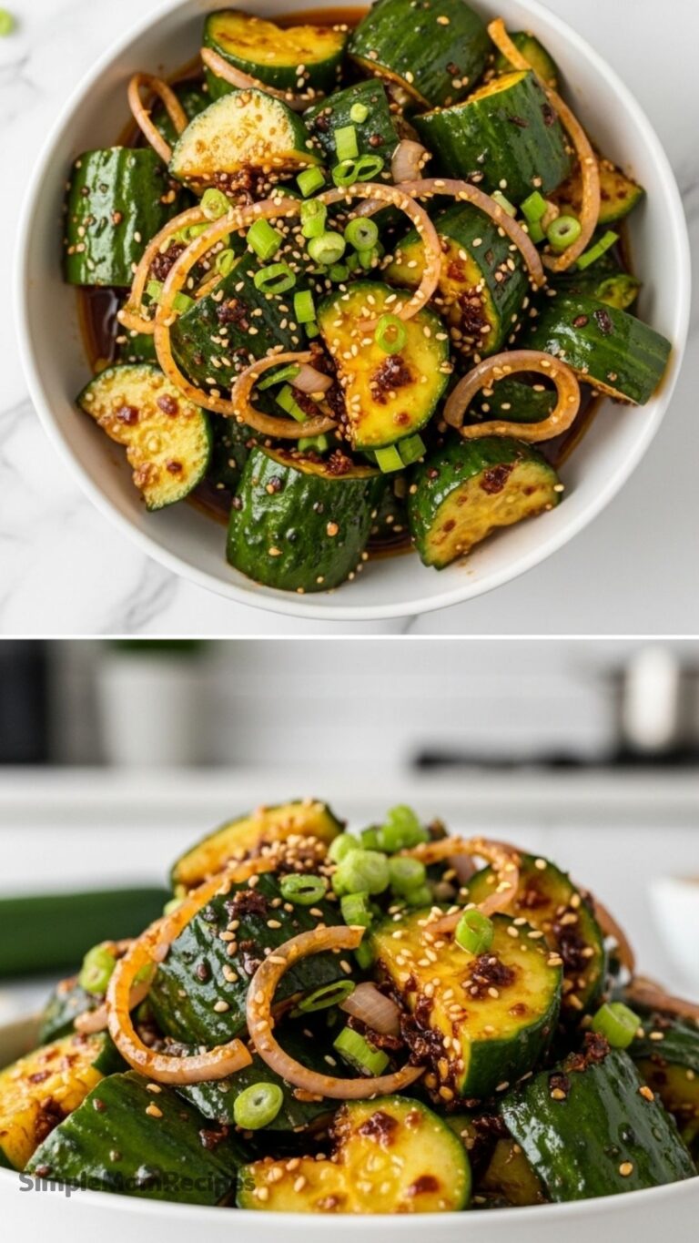 Spicy Asian Cucumber Salad Recipe