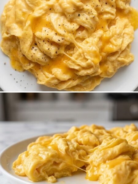 Cheesy Scrambled Eggs Recipe