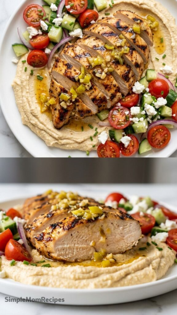 Grilled Chicken with Pepperoncini Garlic Butter