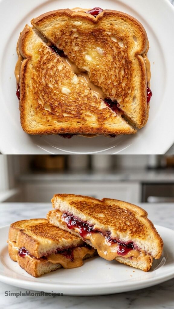 Grilled Peanut Butter and Jelly Sandwich Recipe