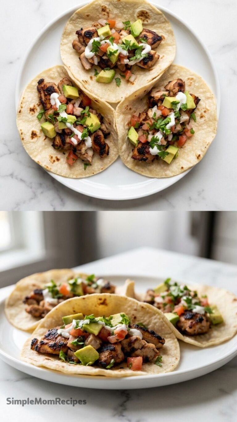 Mexican Grilled Chicken Tacos Recipe