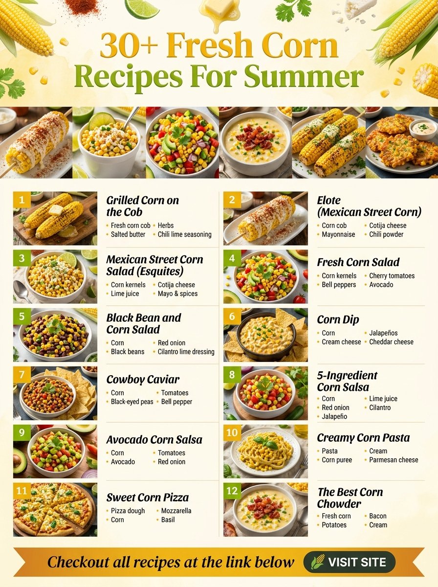 30+ Fresh Corn Recipes For Summer