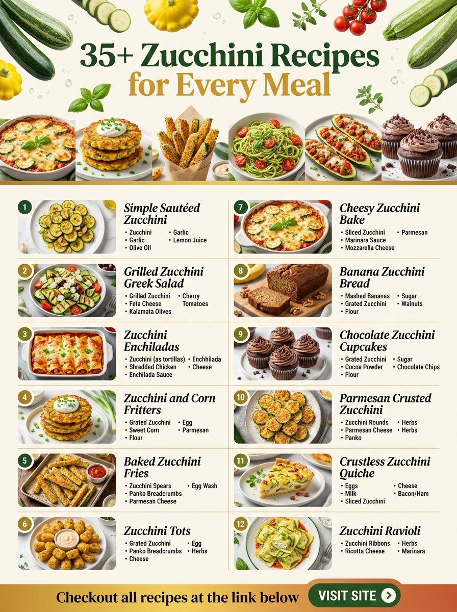 35+ Zucchini Recipes for Every Meal