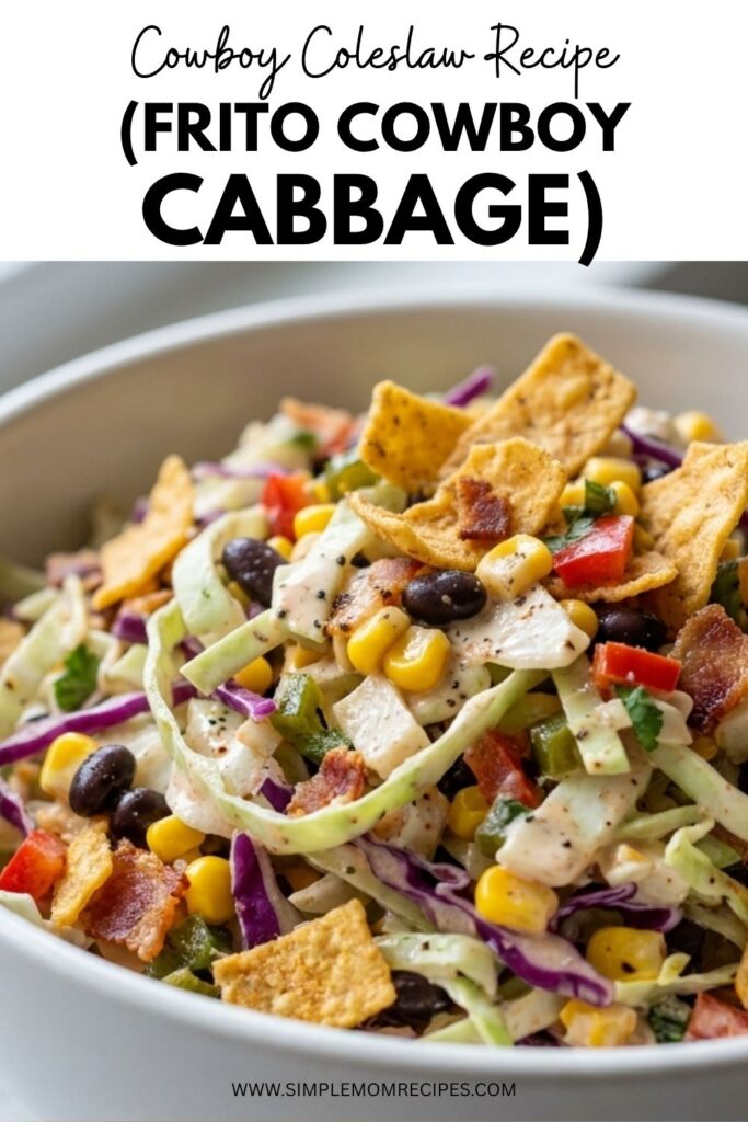 Cowboy Coleslaw Recipe (Frito Cowboy Cabbage)