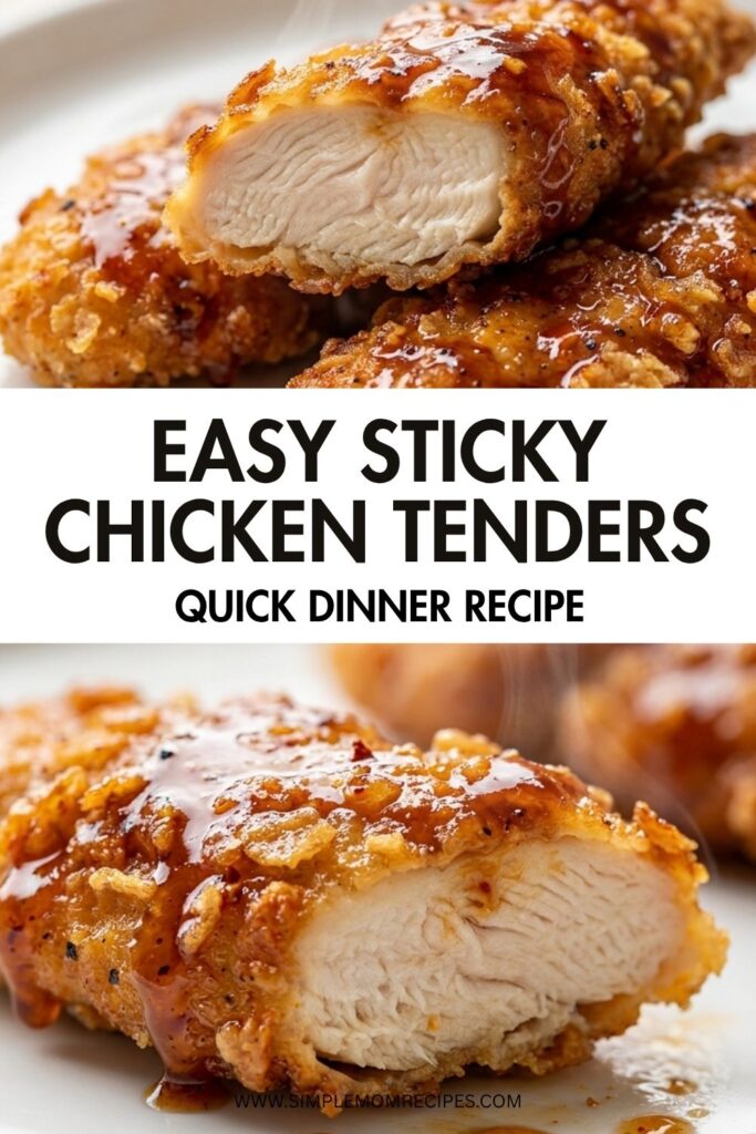 Easy Sticky Chicken Tenders Recipe