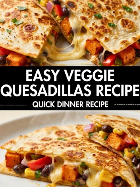 Easy Veggie Quesadillas Recipe