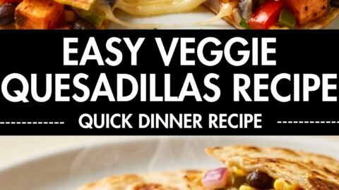 Easy Veggie Quesadillas Recipe