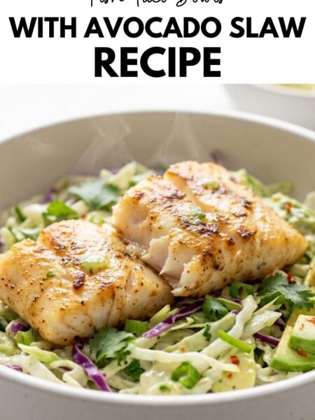 Fish Taco Bowls with Avocado Slaw Recipe
