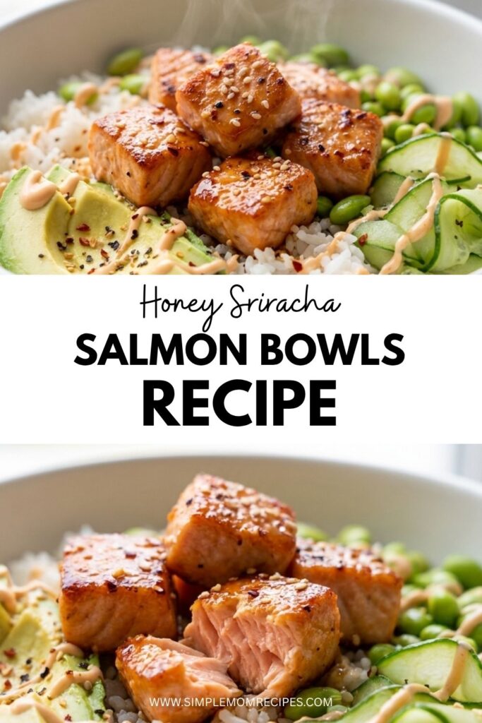Honey Sriracha Salmon Bowls Recipe