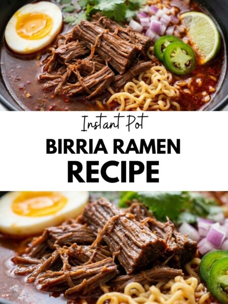 Instant Pot Birria Ramen Recipe