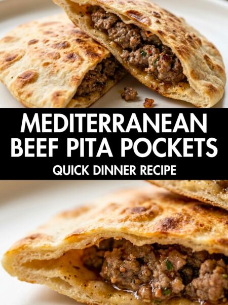 Mediterranean Beef Pita Pockets Recipe