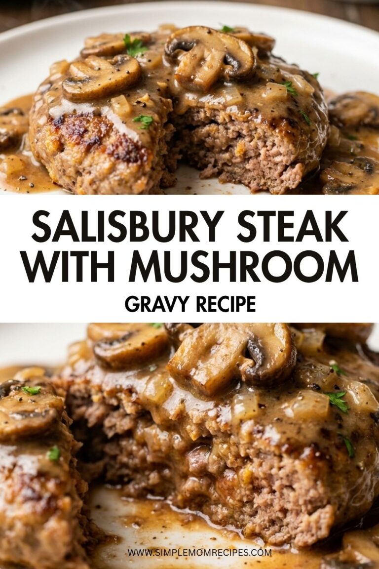Salisbury Steak with Mushroom Gravy Recipe