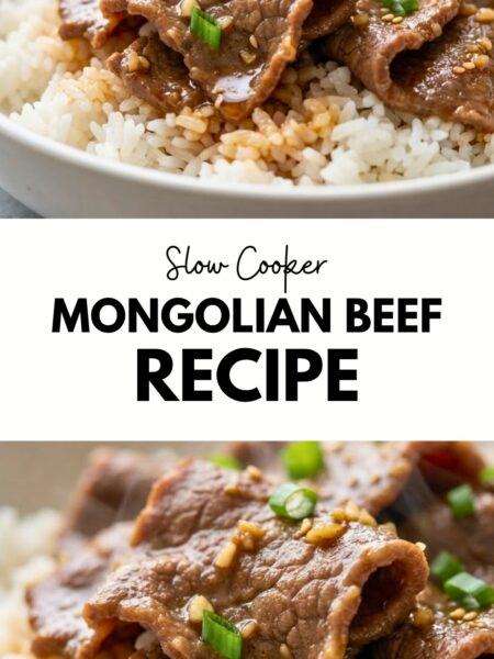 Slow Cooker Mongolian Beef Recipe