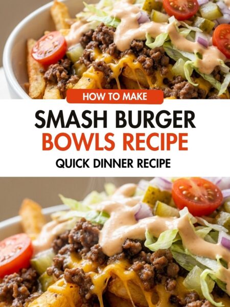 Smash Burger Bowls Recipe