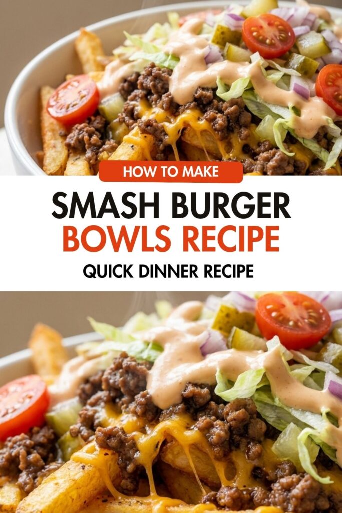 Smash Burger Bowls Recipe