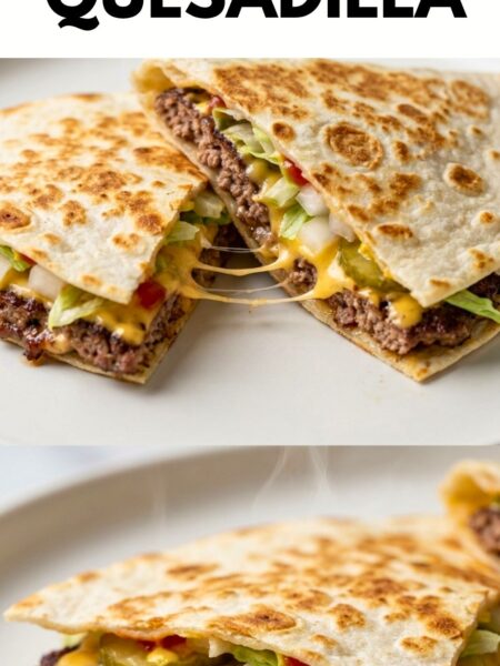 Smash Burger Quesadilla Recipe