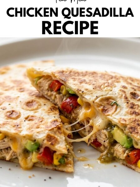 Tex Mex Chicken Quesadilla Recipe