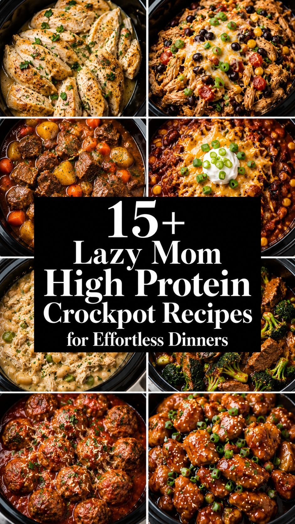 15+ Lazy Mom High Protein Crockpot Recipes