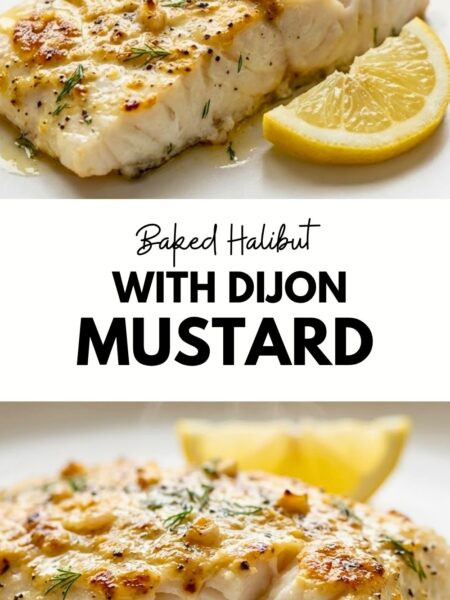 Baked Halibut with Dijon Mustard Recipe