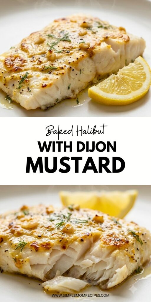 Baked Halibut with Dijon Mustard Recipe