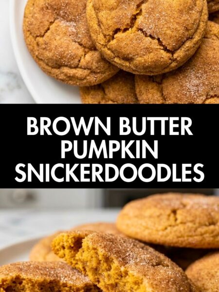 Brown Butter Pumpkin Snickerdoodles Recipe
