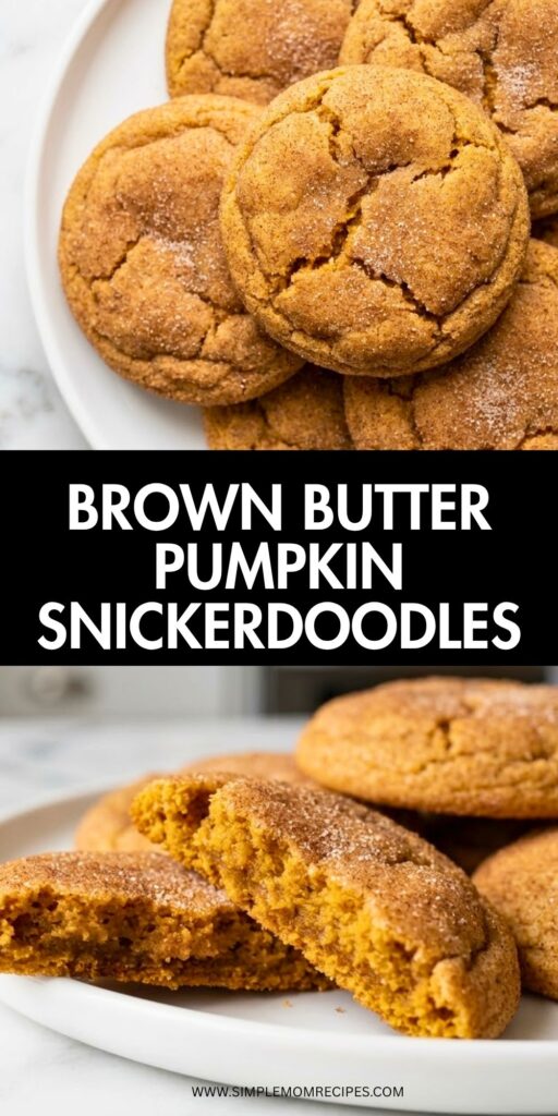 Brown Butter Pumpkin Snickerdoodles Recipe
