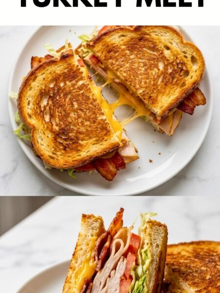 Cheddar Bacon Turkey Melt Recipe
