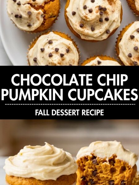 Chocolate Chip Pumpkin Cupcakes Recipe