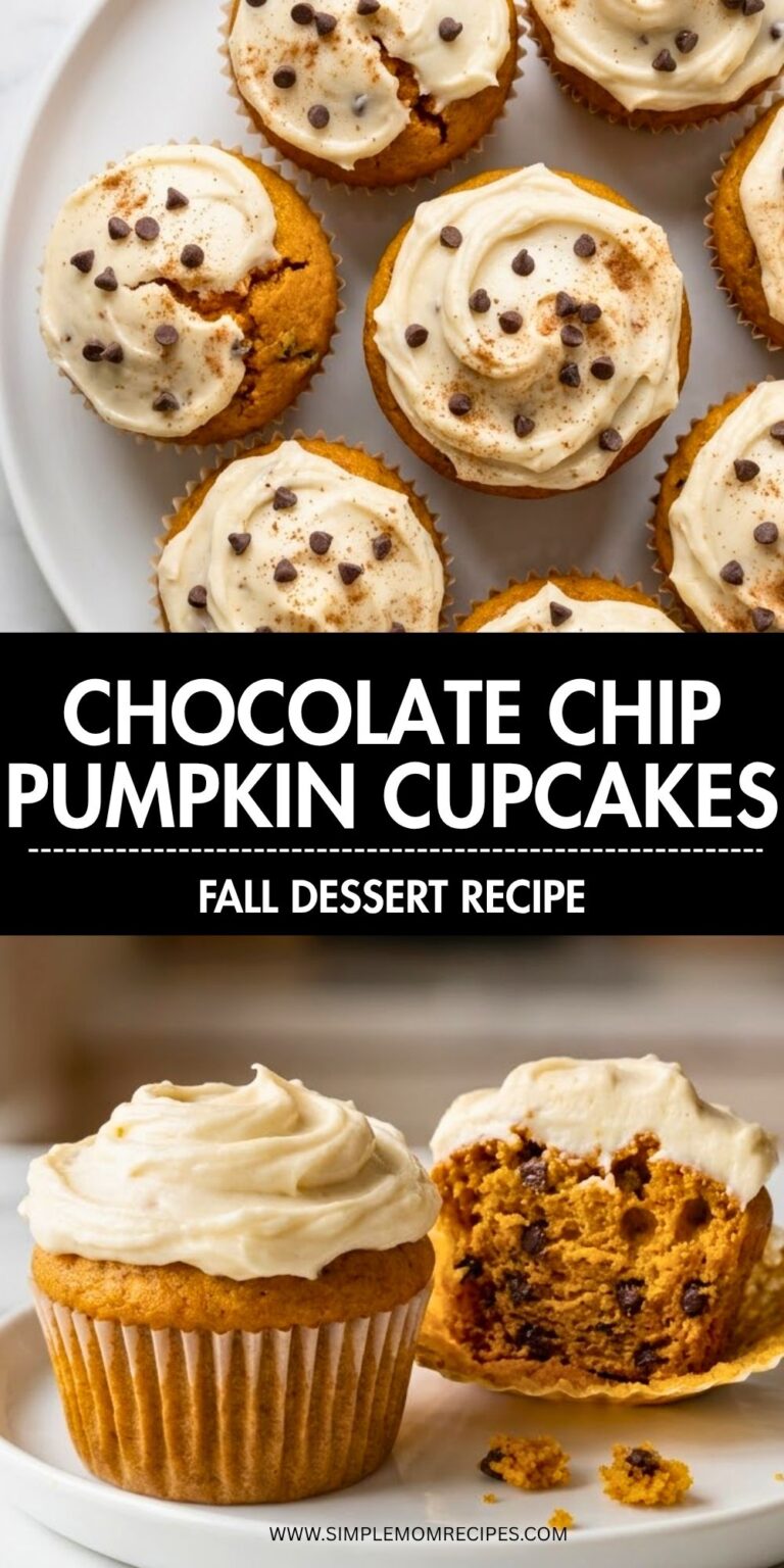 Chocolate Chip Pumpkin Cupcakes Recipe
