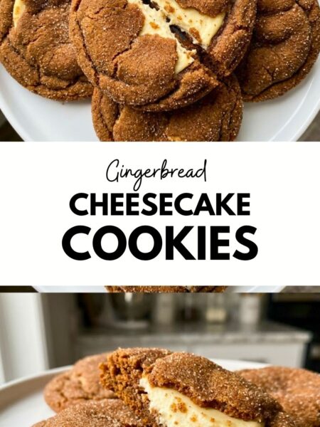 Gingerbread Cheesecake Cookies Recipe