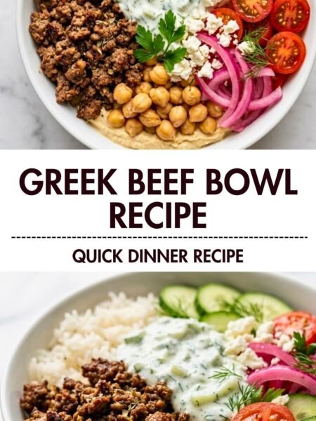 Greek Beef Bowl Recipe
