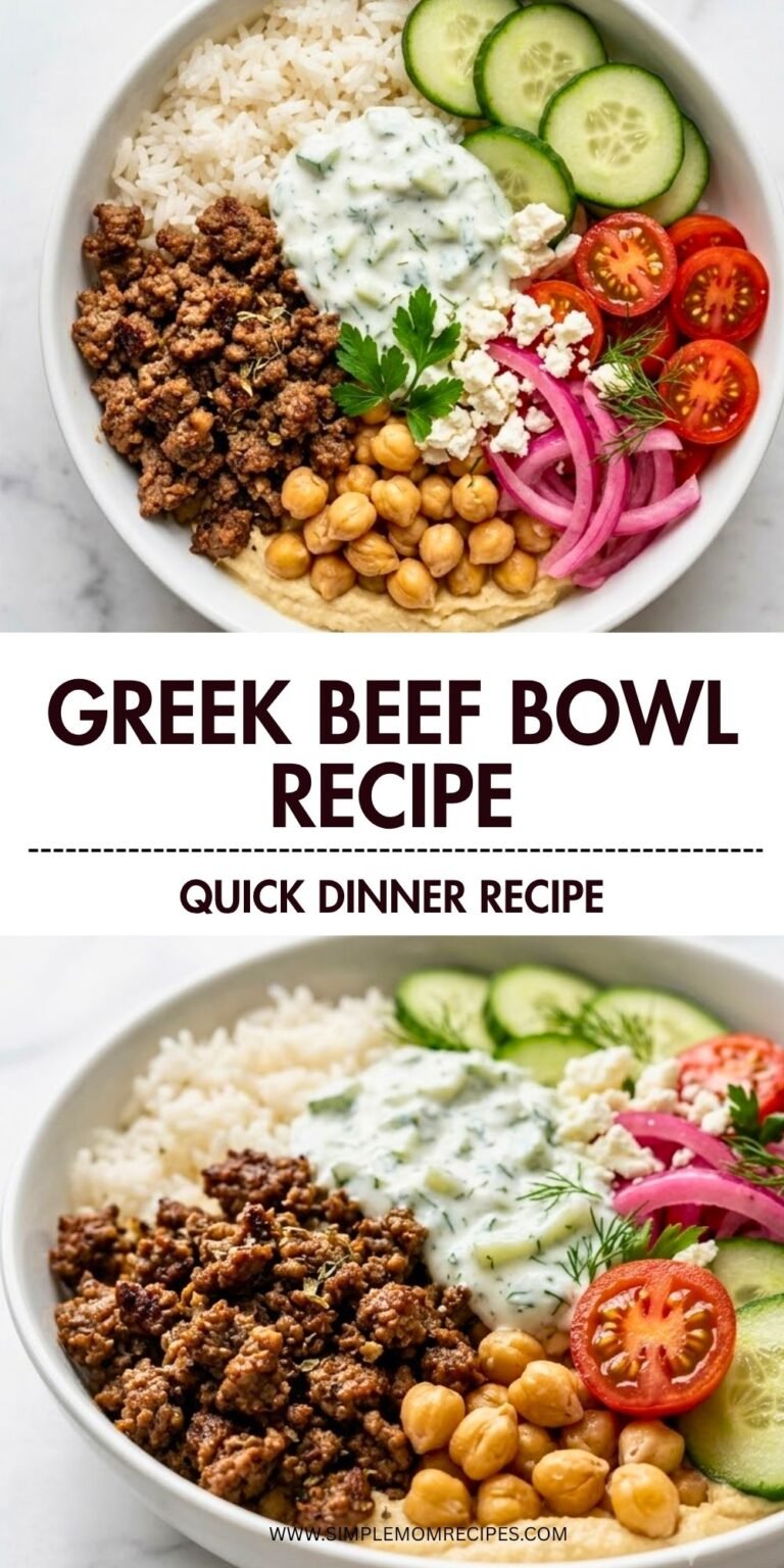 Greek Beef Bowl Recipe