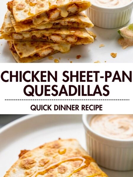 Hot Honey Crispy Chicken Sheet-pan Quesadillas Recipe