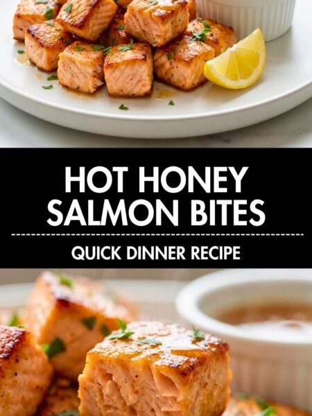 Hot Honey Salmon Bites Recipe
