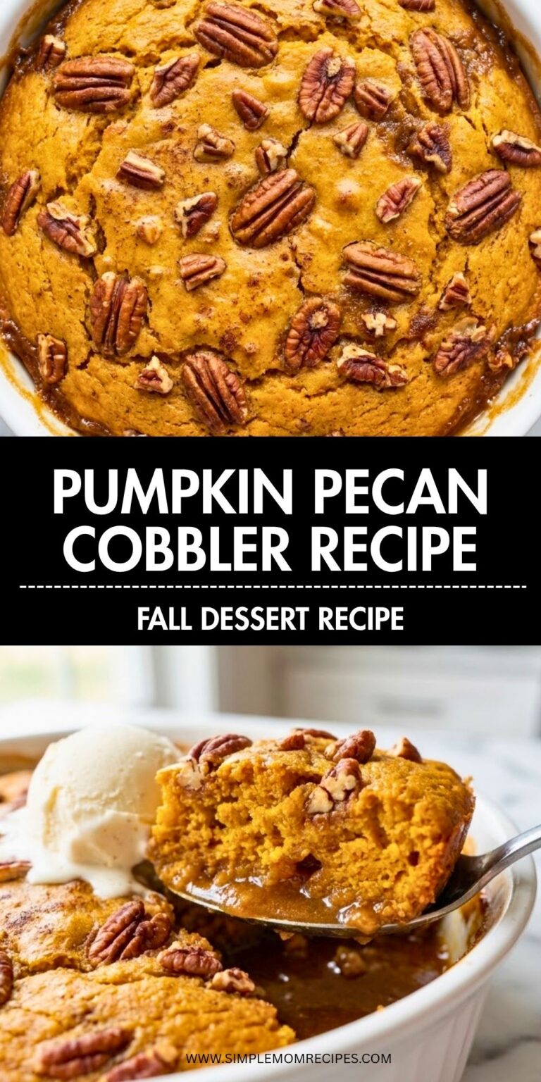 PUMPKIN PECAN COBBLER Recipe