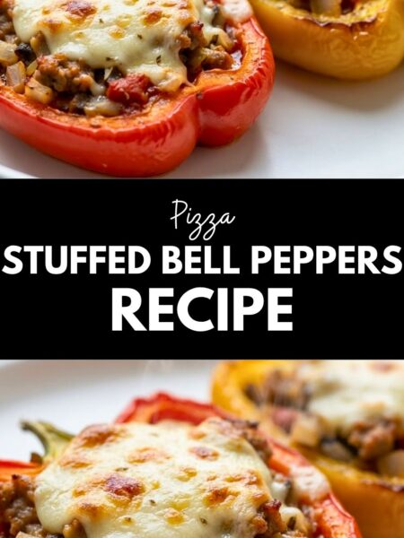 Pizza Stuffed Bell Peppers Recipe