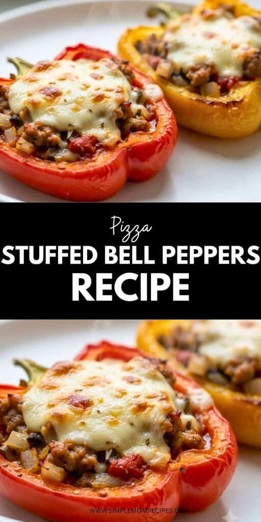 Pizza Stuffed Bell Peppers Recipe