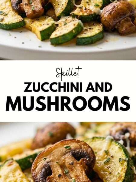Skillet Zucchini and Mushrooms Recipe